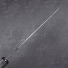 Gyuto Blue Steel #2 Kurouchi Manche Ishime Urushi Noir 210m-[Musashi]-[Couteaux de cuisine japonais]