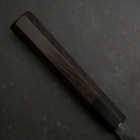 Gyuto Blue Steel #2 Kurouchi Manche en Buffle et Ébène 210mm-[Musashi]-[Couteaux de cuisine japonais]