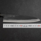 Gyuto Blue Steel #2 Kurouchi Manche en Buffle et Ébène 210mm-[Musashi]-[Couteaux de cuisine japonais]