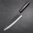 Gyuto Blue Steel #2 Kurouchi Manche en Ébène 210mm-[Musashi]-[Couteaux de cuisine japonais]