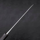 Gyuto Blue Steel #2 Revêtement Inox Kurouchi Manche en Ébène 210mm-[Musashi]-[Couteaux de cuisine japonais]