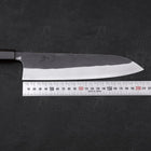 Gyuto Blue Steel #2 Revêtement Inox Kurouchi Manche en Ébène 210mm-[Musashi]-[Couteaux de cuisine japonais]