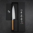 Gyuto Blue Steel #2 Revêtement Inox Poli Manche en Chêne 165mm-[Musashi]-[Couteaux de cuisine japonais]