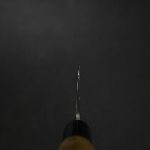 Gyuto Blue Steel #2 Revêtement inox Nashiji Manche en Bois d’if 210mm-[Musashi]-[Couteaux de cuisine japonais]