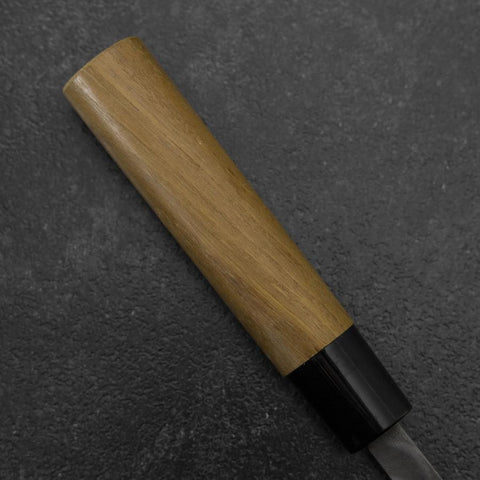 Gyuto Blue Steel #2 Revêtement inox Nashiji Manche en Bois d’if 210mm-[Musashi]-[Couteaux de cuisine japonais]