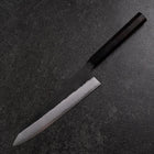 Gyuto Blue Super Kurouchi Damascus Buffalo Ebony Handle 210mm (8.3”)-[Musashi]-[Japanese-Kitchen-Knives]