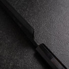 Gyuto Blue Super Kurouchi Damascus Buffalo Ebony Handle 210mm (8.3”)-[Musashi]-[Japanese-Kitchen-Knives]