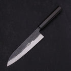 Gyuto Blue Super Kurouchi Manche en Buffle et Ébène 180mm-[Musashi]-[Couteaux de cuisine japonais]
