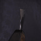 Gyuto Blue Super Kurouchi Manche en Buffle et Ébène 180mm-[Musashi]-[Couteaux de cuisine japonais]
