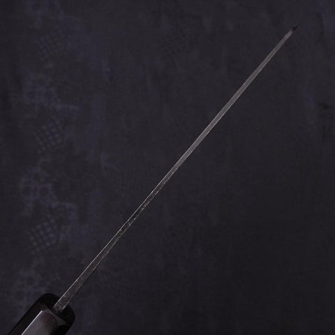 Gyuto Blue Super Kurouchi Manche en Buffle et Ébène 180mm-[Musashi]-[Couteaux de cuisine japonais]