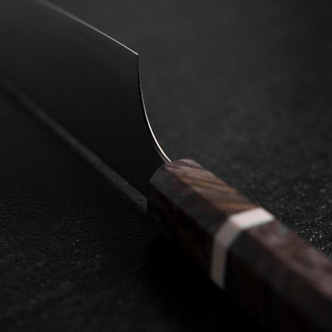 Gyuto Blue Super Poli Manche en Érable 210mm-[Musashi]-[Couteaux de cuisine japonais]