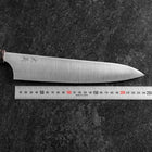 Gyuto Blue Super Poli Manche en Érable 240mm-[Musashi]-[Couteaux de cuisine japonais]