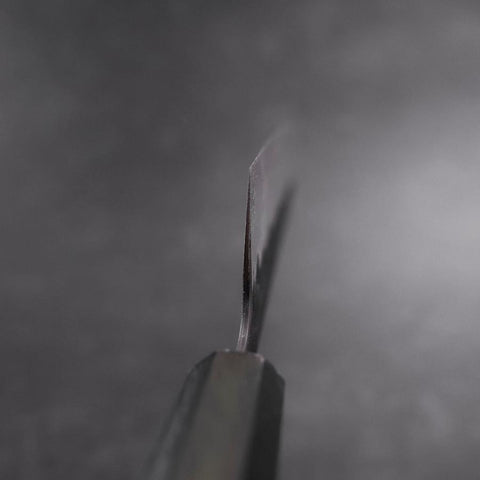 Gyuto Blue Super Revêtement Inox Kurouchi Nashiji Manche Urushi Vert 240mm-[Musashi]-[Couteaux de cuisine japonais]