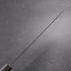 Gyuto Blue Super Revêtement Inox Kurouchi Nashiji Manche Urushi Vert 240mm-[Musashi]-[Couteaux de cuisine japonais]