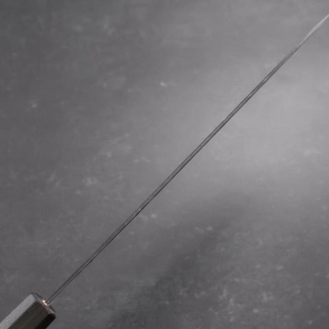 Gyuto Blue Super Revêtement Inox Kurouchi Nashiji Manche Urushi Vert 240mm-[Musashi]-[Couteaux de cuisine japonais]