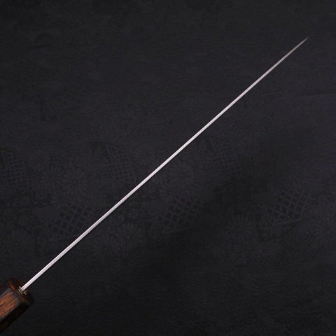 Gyuto Blue Super Revêtement Inox Poli Manche Sumi Urushi 240mm-[Musashi]-[Couteaux de cuisine japonais]