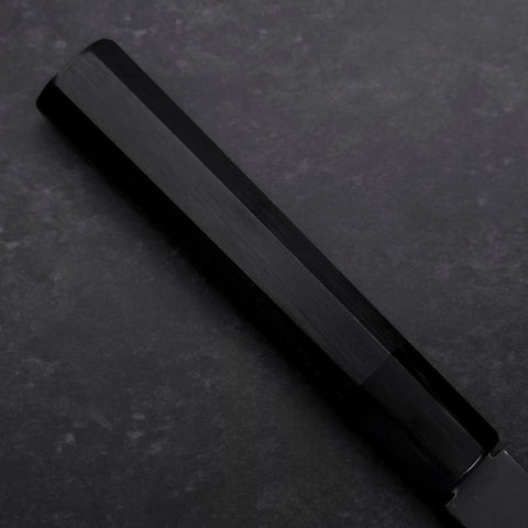 Gyuto Blue Steel #2 Chokin Kurouchi Dragon Manche en Buffle et Ébène 240mm-[Musashi]-[Couteaux de cuisine japonais]