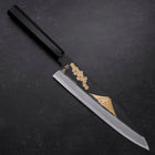 Gyuto Blue Steel #2 Chokin Kurouchi Dragon Manche en Buffle et Ébène 240mm-[Musashi]-[Couteaux de cuisine japonais]