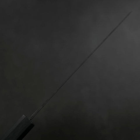 Gyuto Blue steel #2 Kurouchi Manche Urushi Bleu Sombre 210mm-[Musashi]-[Couteaux de cuisine japonais]