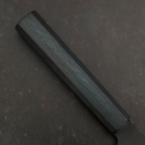 Gyuto Blue steel #2 Kurouchi Manche Urushi Bleu Sombre 210mm-[Musashi]-[Couteaux de cuisine japonais]