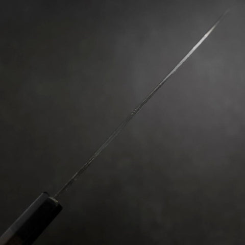 Gyuto Blue steel #2 Kurouchi Manche en Buffle et Ébène 210mm-[Musashi]-[Couteaux de cuisine japonais]