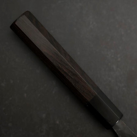 Gyuto Blue steel #2 Kurouchi Manche en Buffle et Ébène 210mm-[Musashi]-[Couteaux de cuisine japonais]