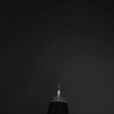Gyuto Chromax Poli Manche Occidental Noir 180mm-[Musashi]-[Couteaux de cuisine japonais]