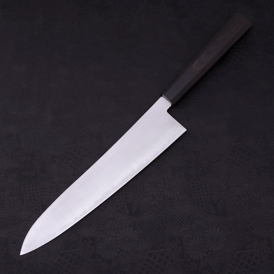 Gyuto HAP-40 Poli Manche en Buffle et Ébène 240mm-[Musashi]-[Couteaux de cuisine japonais]
