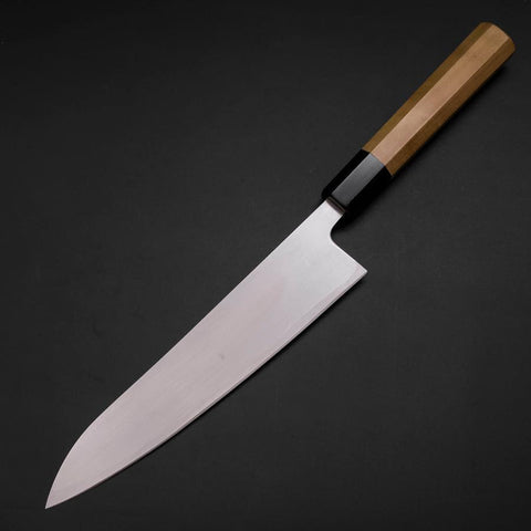 Gyuto HAP-40 Poli Manche en Buffle et Magnolia 210mm-[Musashi]-[Couteaux de cuisine japonais]