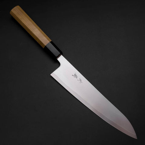 Gyuto HAP-40 Poli Manche en Buffle et Magnolia 210mm-[Musashi]-[Couteaux de cuisine japonais]