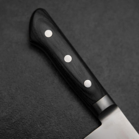 Gyuto Molybdène Poli Manche Occidental Pourpre 210mm-[Musashi]-[Couteaux de cuisine japonais]