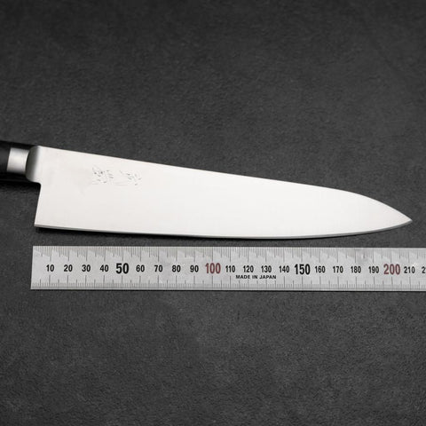 Gyuto Molybdène Poli Manche Occidental Pourpre 210mm-[Musashi]-[Couteaux de cuisine japonais]