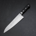 Gyuto Molybdenum Poli Manche Occidental Noir 180mm-[Musashi]-[Couteaux de cuisine japonais]