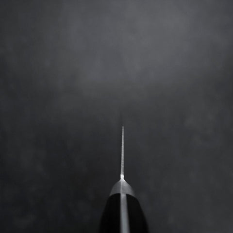 Gyuto Molybdenum Poli Manche Occidental Noir 180mm-[Musashi]-[Couteaux de cuisine japonais]