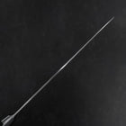 Gyuto Molybdenum Poli Manche Occidental Noir 180mm-[Musashi]-[Couteaux de cuisine japonais]