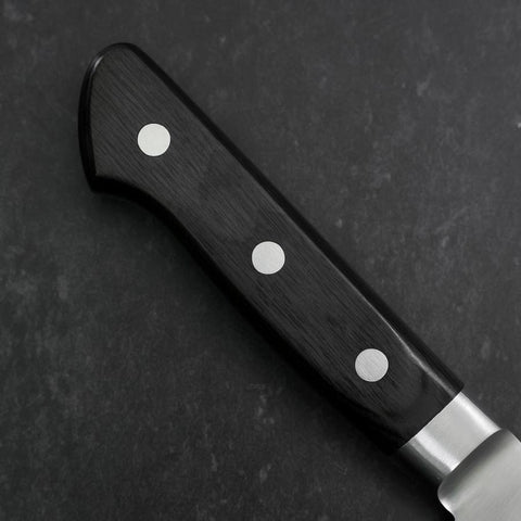 Gyuto Molybdenum Poli Manche Occidental Noir 180mm-[Musashi]-[Couteaux de cuisine japonais]