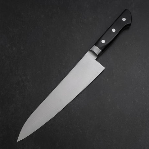 Gyuto Molybdenum Poli Manche Occidental Noir 210mm-[Musashi]-[Couteaux de cuisine japonais]