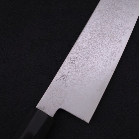 Gyuto SG-2 Damas Manche buffle et châtaignier 200mm-[Musashi]-[Couteaux de cuisine japonais]