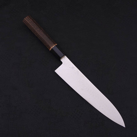 Gyuto SG-2 Damas Manche buffle et châtaignier 200mm-[Musashi]-[Couteaux de cuisine japonais]