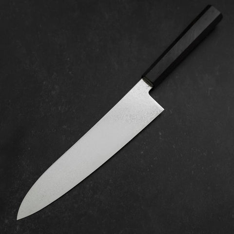 Gyuto SG-2 Nickel en Vagues Damas Manche en Ébène 210mm-[Musashi]-[Couteaux de cuisine japonais]