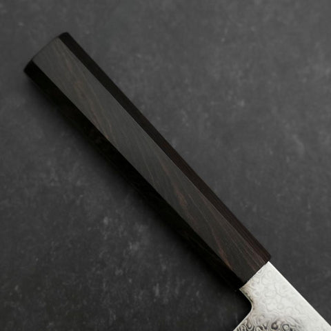 Gyuto SG-2 Nickel en Vagues Damas Manche en Ébène 210mm-[Musashi]-[Couteaux de cuisine japonais]