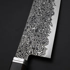 Gyuto SG-2 Nickel en Vagues Damas Noir Manche Occidental en Ébène 210mm-[Musashi]-[Couteaux de cuisine japonais]