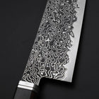 Gyuto SG-2 Nickel en Vagues Damas Noir Manche Occidental en Ébène 210mm-[Musashi]-[Couteaux de cuisine japonais]
