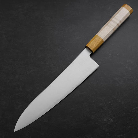 Gyuto SG-2 Poli Manche en Érable Jaune 210mm-[Musashi]-[Couteaux de cuisine japonais]