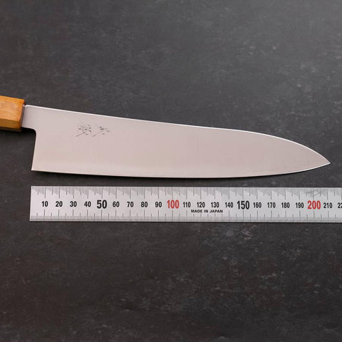 Gyuto SG-2 Poli Manche en Érable Jaune 210mm-[Musashi]-[Couteaux de cuisine japonais]