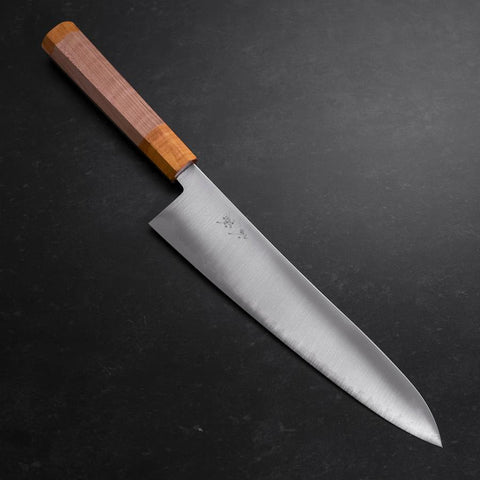 Gyuto SG-2 Poli Manche en Érable Jaune 240mm-[Musashi]-[Couteaux de cuisine japonais]
