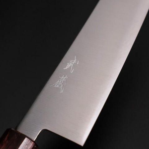 Gyuto SG-2 Poli Manche en Zelkova 210mm-[Musashi]-[Couteaux de cuisine japonais]