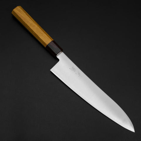 Gyuto SG-2 Poli Manche en Zelkova 210mm-[Musashi]-[Couteaux de cuisine japonais]