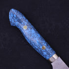 Gyuto SG-2 Tsuchime Manche Occidental en Turquoise Bleu 210mm-[Musashi]-[Couteaux de cuisine japonais]
