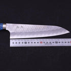 Gyuto SG-2 Tsuchime Manche Occidental en Turquoise Bleu 210mm-[Musashi]-[Couteaux de cuisine japonais]